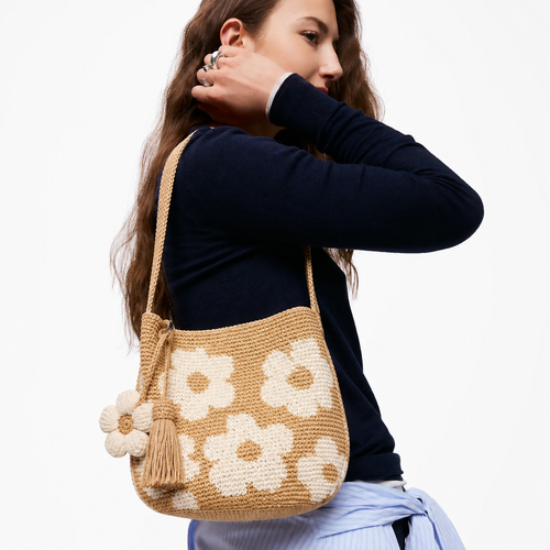 Borsa di fiori intrecciata